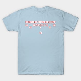 Houston Oilers Merch Greatest Run and Shoot offense ever T-Shirt